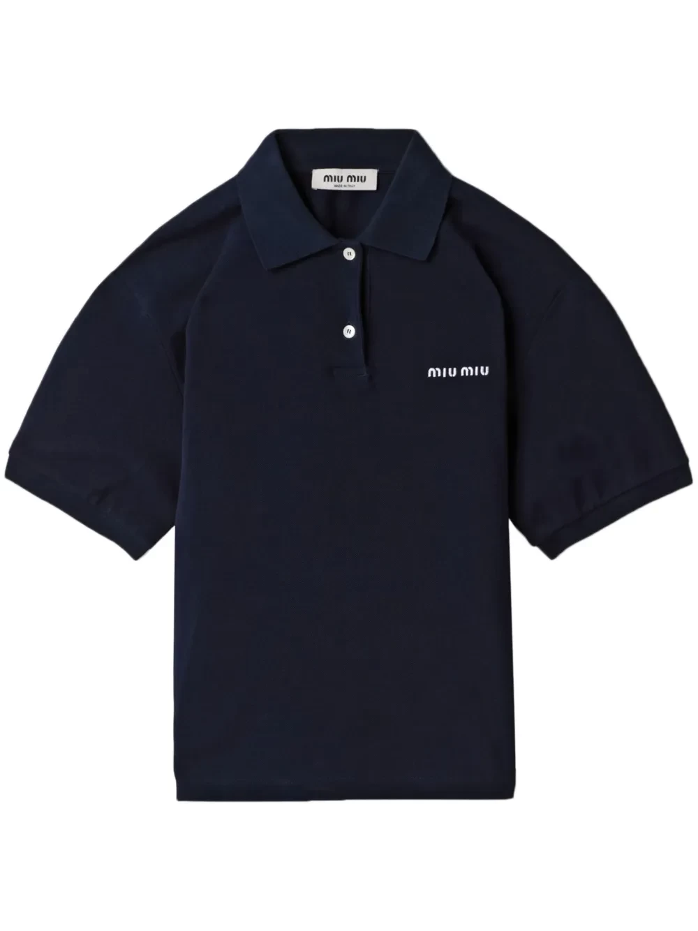 logo-embroidered polo shirt