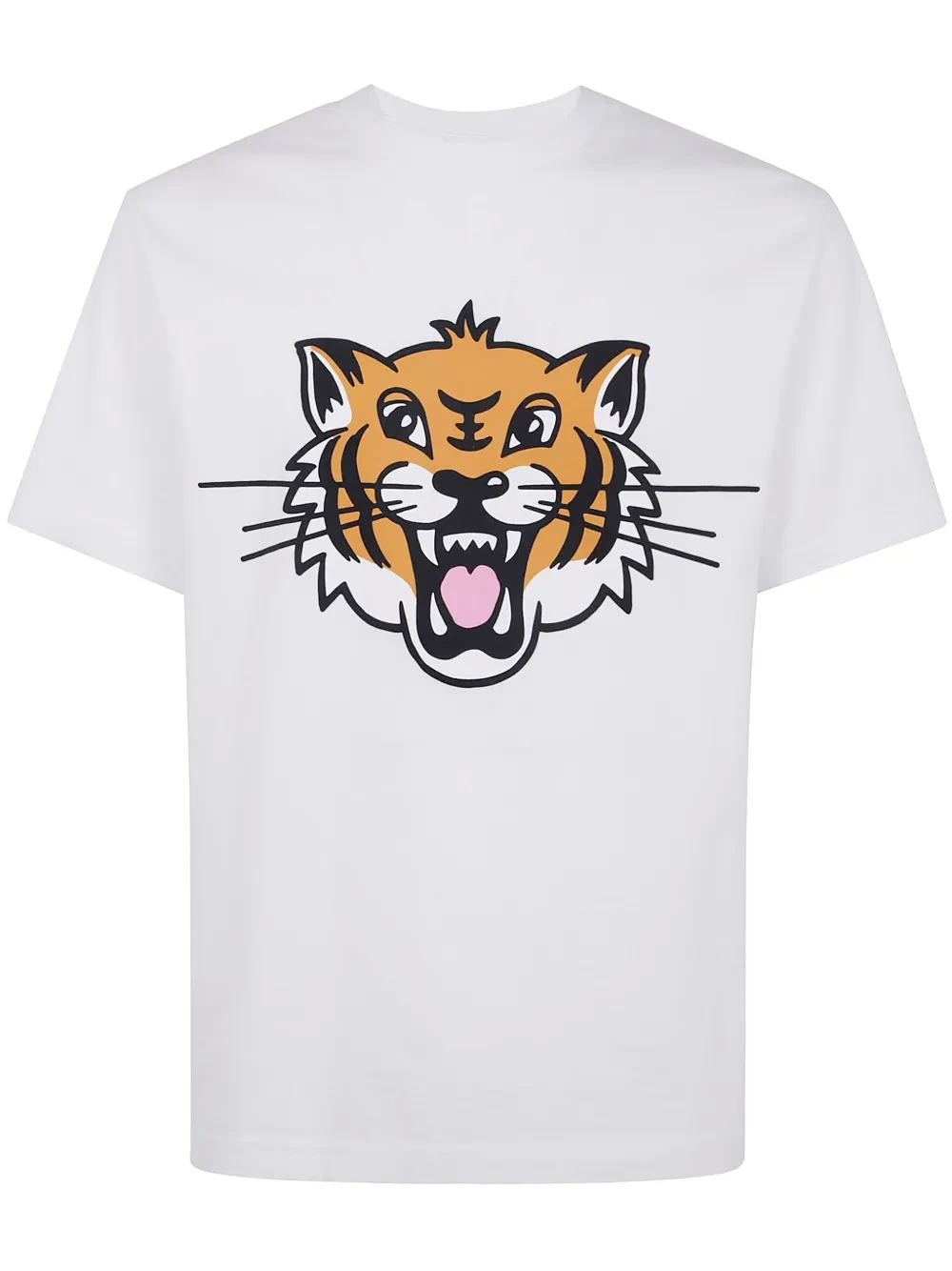 Tiger-print T-shirt