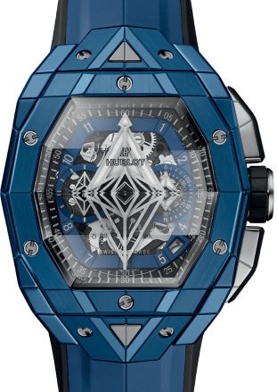 Hublot Big Bang Chronograph Sang Bleu Ceramic Men's Watch, 648.EX.0151.RX.MXM24