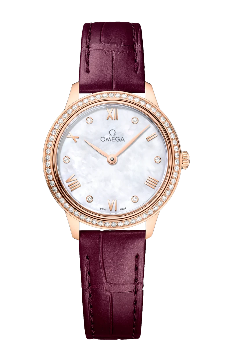 Omega De ville Prestige 18K Sedna™ Gold & Diamonds Lady's Watch, 434.58.28.60.55.001