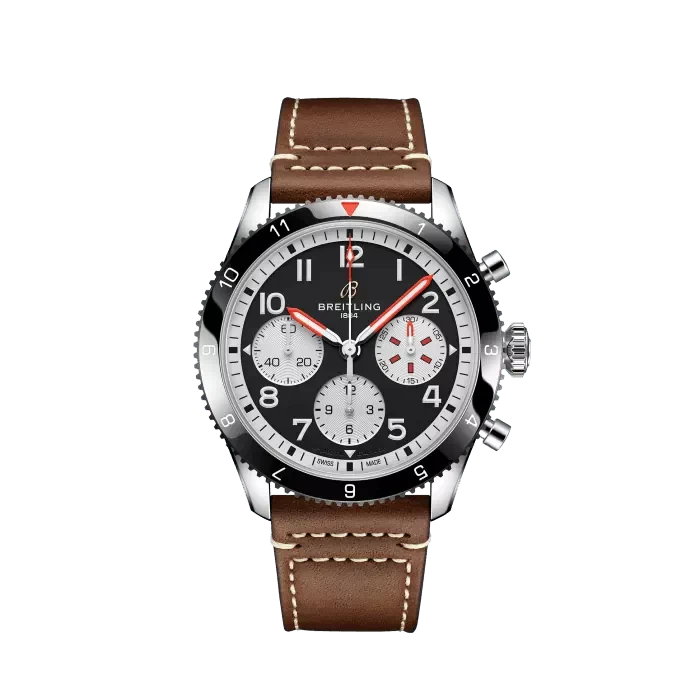 Breitling Classic AVI Chronograph 42 mm Mosquito Stainless steel & Ceramic Men's Watch, Y233801A1B1X1